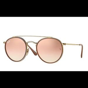 Ray Bans “Round Double Bridge”